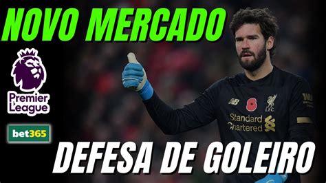 NOVO MERCADO NA BET365: DEFESA DE GOLEIRO! 